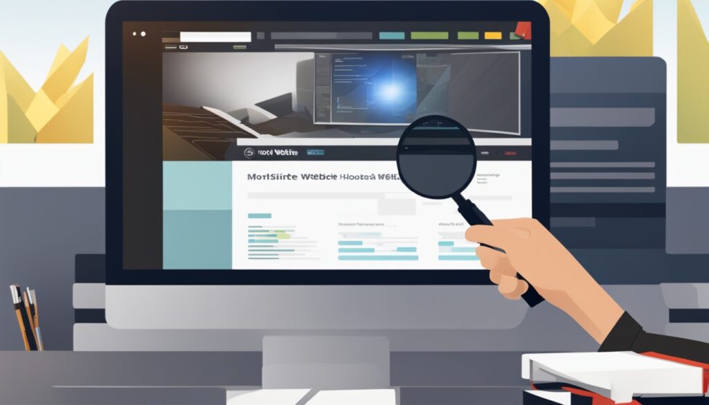 como descobrir a hospedagem de um site