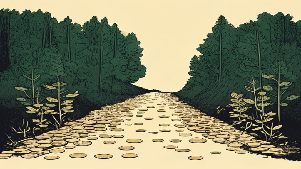 Mídia Paga vs Tráfego Orgânico: Onde Investir Cada Real - ilustração editorial