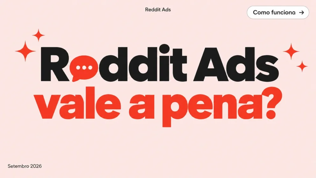 Capa do artigo sobre Reddit Ads, com título grande em duas linhas, ícone de balão de fala na palavra e selo do canal