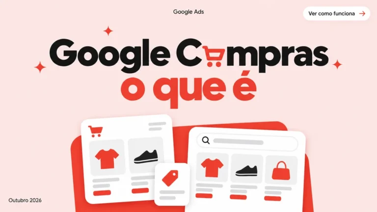 Capa do guia sobre o que é o Google Compras e como vender produtos através do Google Ads