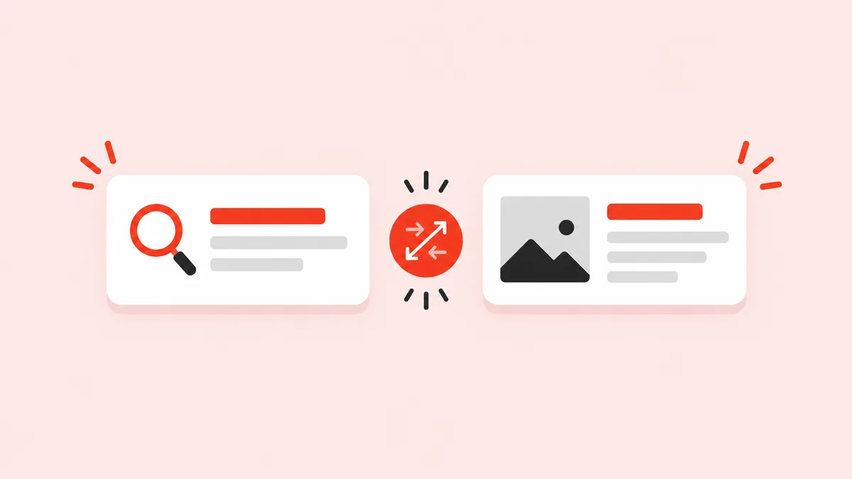 Comparação entre a Biblioteca de Anúncios do Google Ads e a Meta Ad Library lado a lado